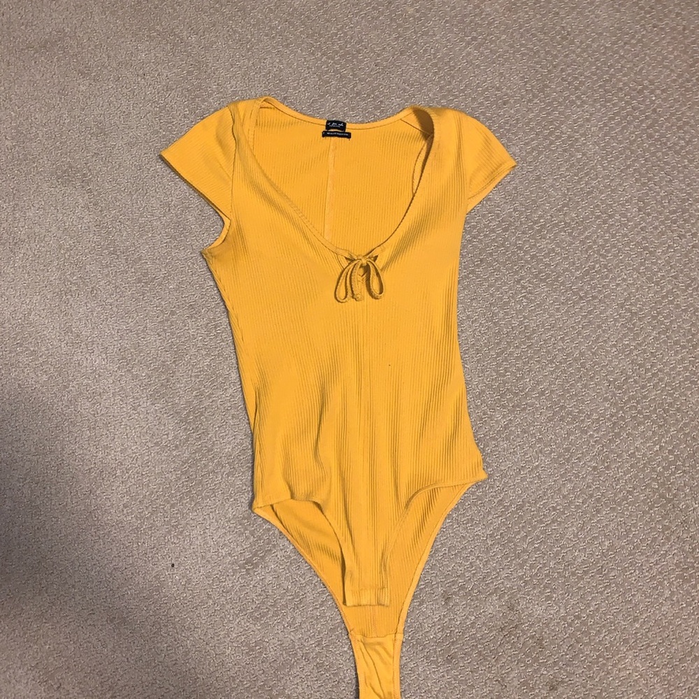 Urban Outfitters yellow body suit!